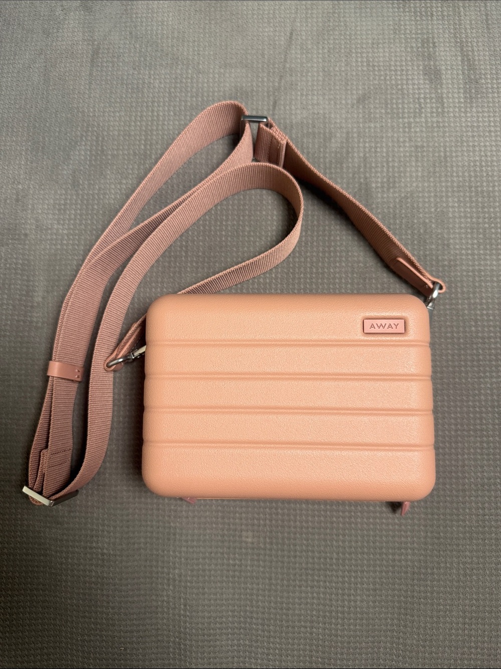 Away Mini Crossbody in Clay Pink